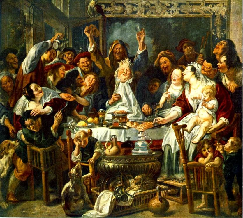 Il re beone - Musées Royaux des Beaux, Arts, Brussels